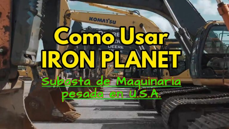 Descubre cómo obtener los mejores equipos de construcción en la subasta de IronPlanet